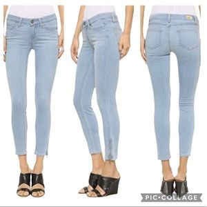 Paige Size 25 Verdugo Crop Zip Jeans in Cruz